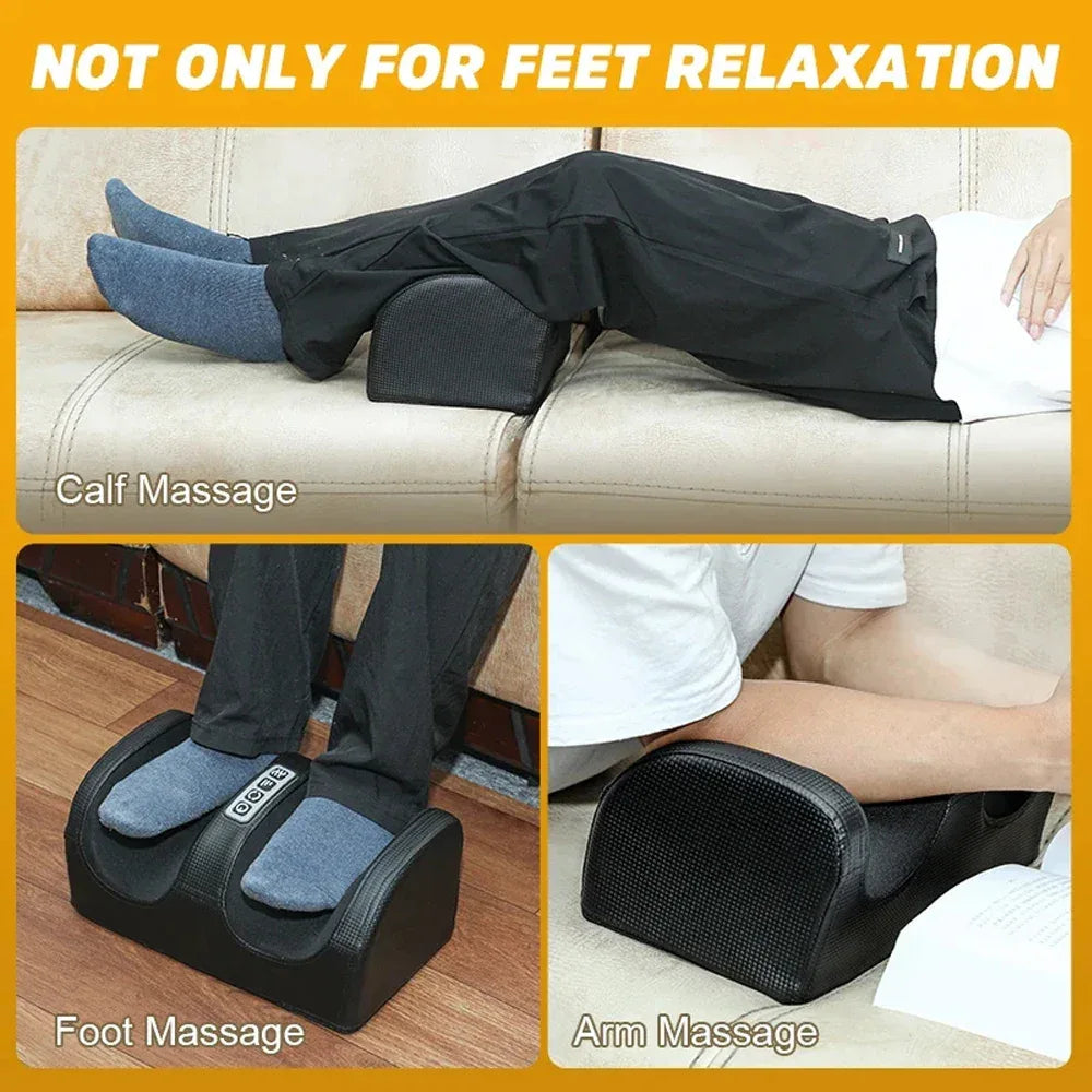 Electric Foot Massager With Hot Compression Remote Control - Omega Lifestyles