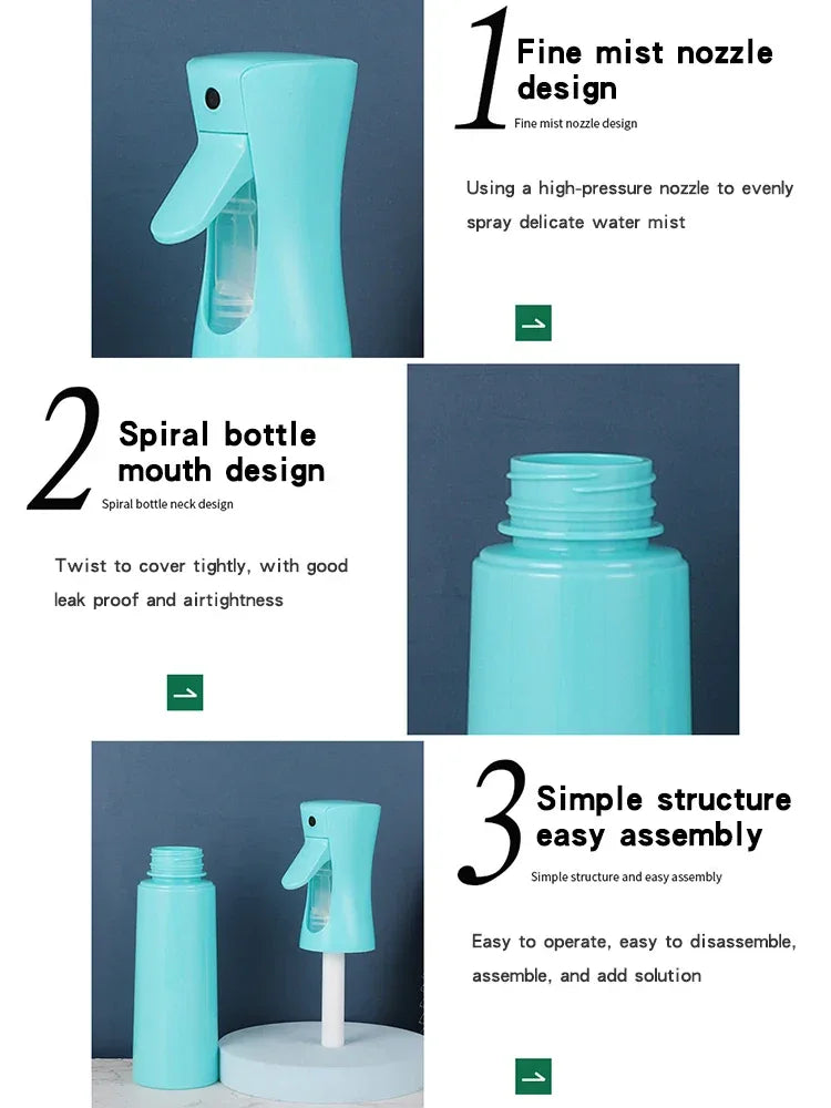 300ml High-Pressure Plastic Fine Mist Spray Bottle - Omega Lifestyles