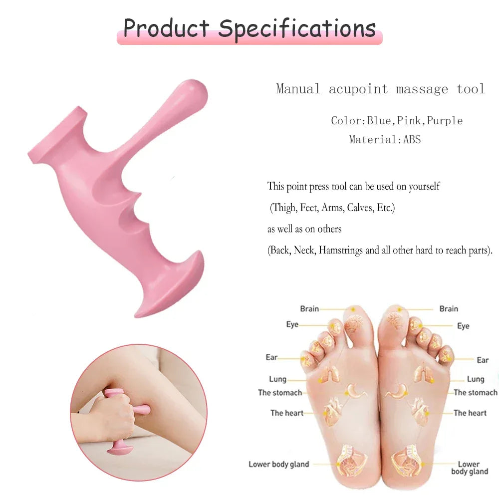 Foot Reflexology Massage Stick Manual Trigger Point Massager Set - Omega Lifestyles