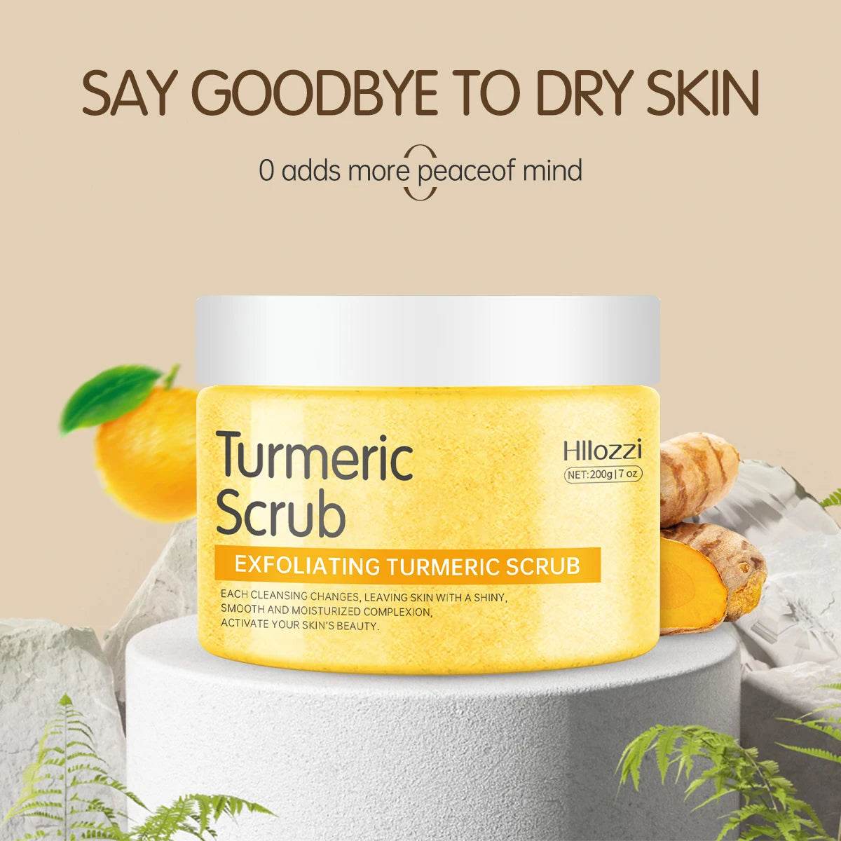 Turmeric Deep Cleansing Hydrating Body Cream 200g - Sleep Galleria