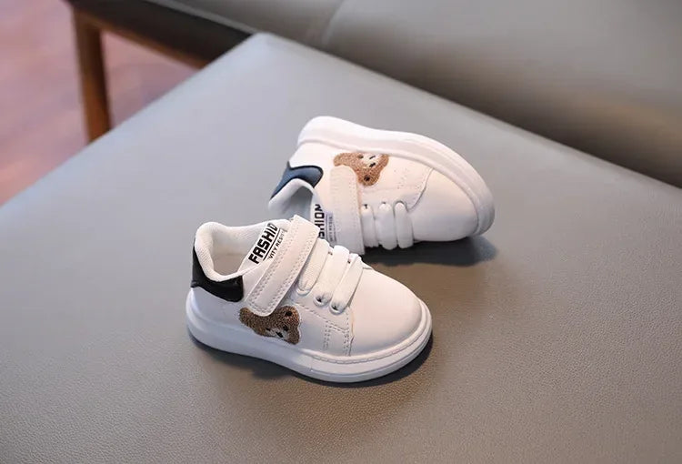 Breathable Unisex Toddler Leather Casual Sneakers Ages 4-6 - Omega Lifestyles