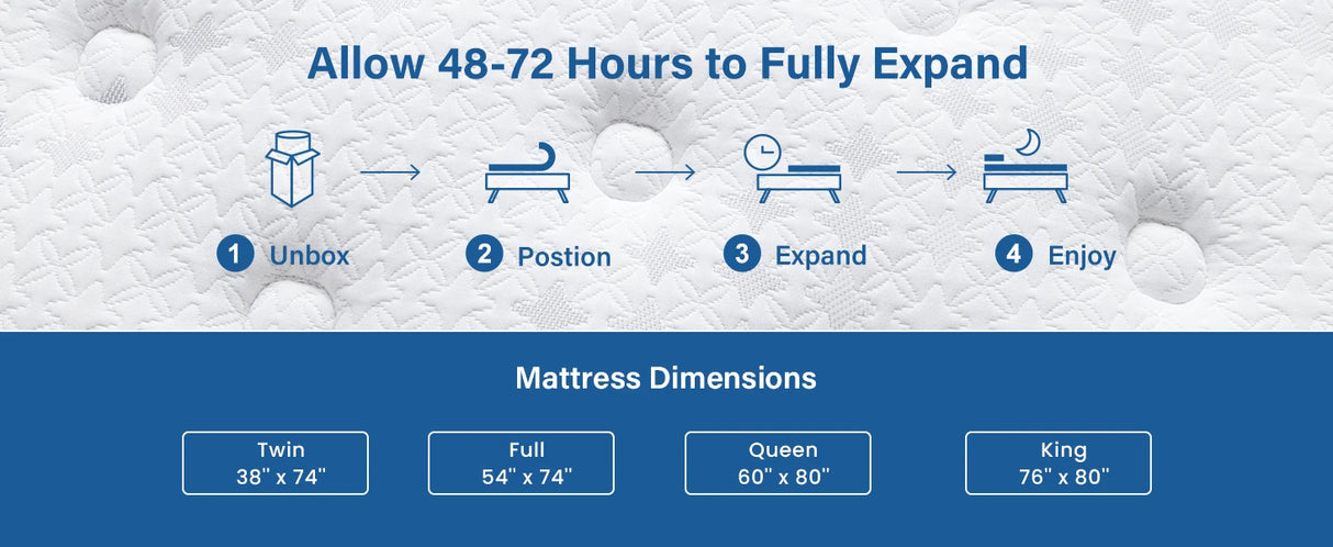 Medium 12-Inch Gel Memory Foam Pocket Spring Mattress