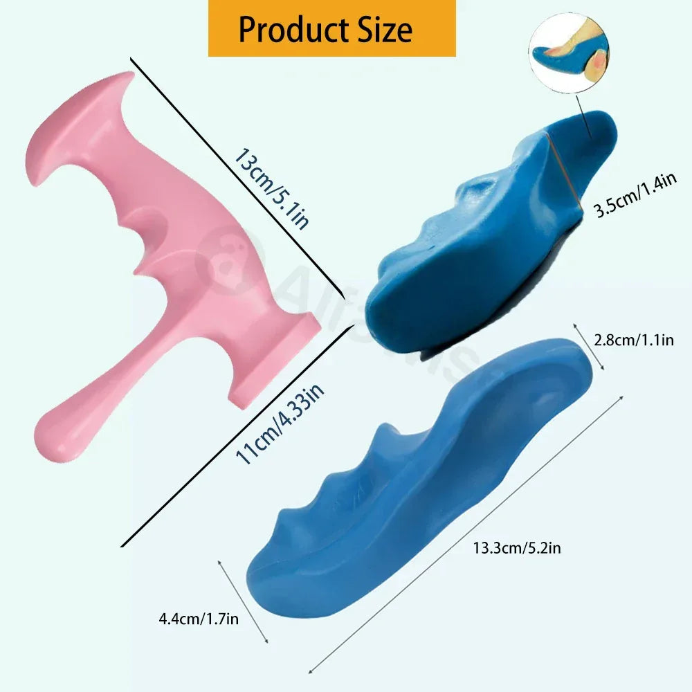 Set Of 2 T-Shaped Deep Tissue Thumb Massagers - Omega Lifestyles