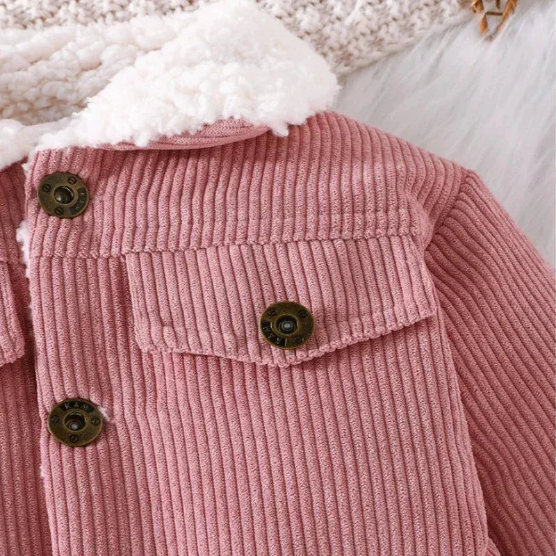 Unisex Baby Winter Cotton Corduroy Jacket - Omega Lifestyles