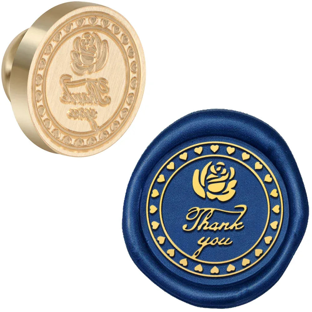 Wax Seal Stamp With Removable Brass Head For Decoration - Omega Lifestyles