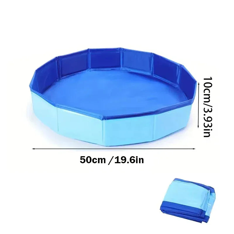 Foldable Non-Slip Portable Pet Swimming Pool - Omega Lifestyles