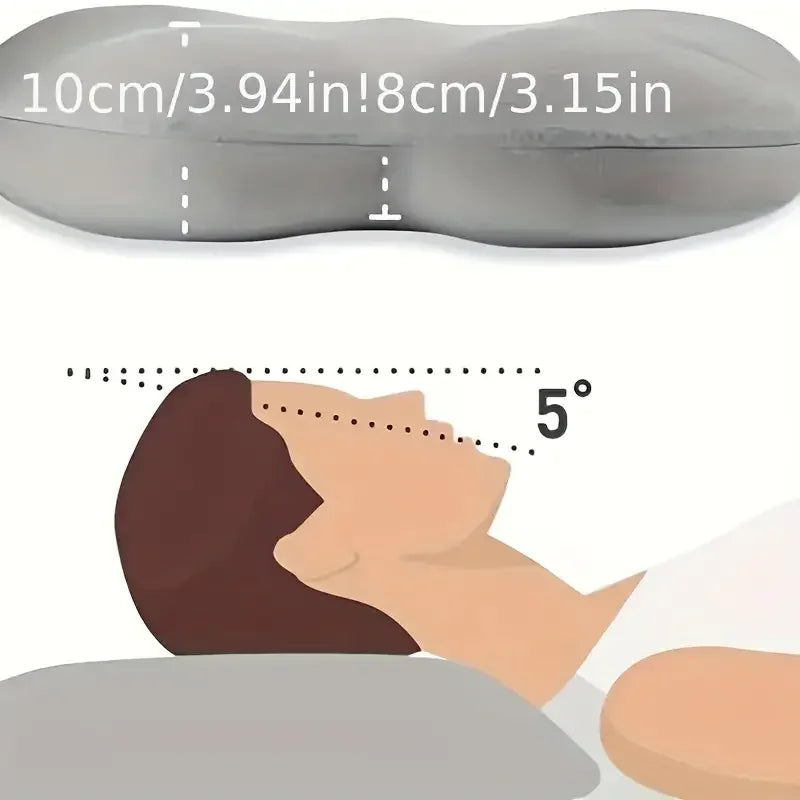Ergonomic Memory Foam Cervical Sleep Support Pillow - Omega Lifestyles