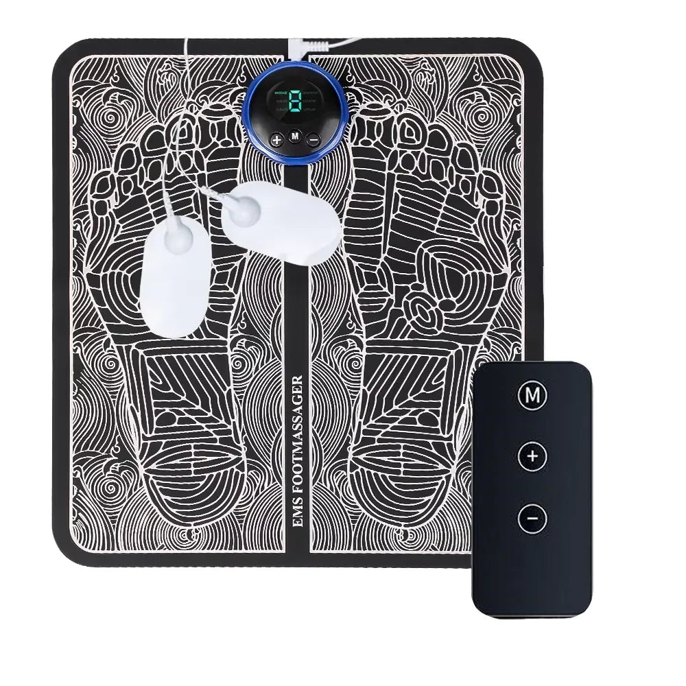EMS Foot Massager Pad Portable Electric Muscle Stimulation - Omega Lifestyles