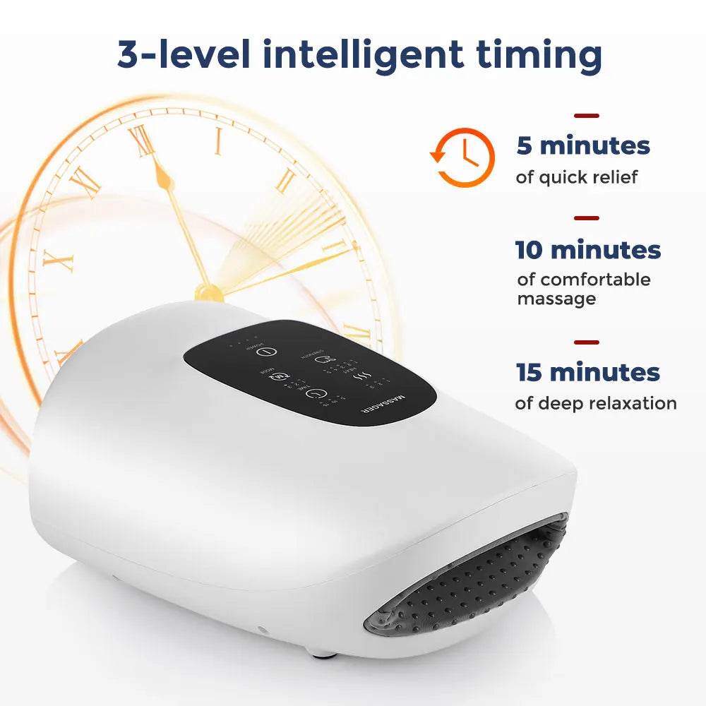 Electric Hand Massager Air Compression Hot Compress Device - Sleep Galleria