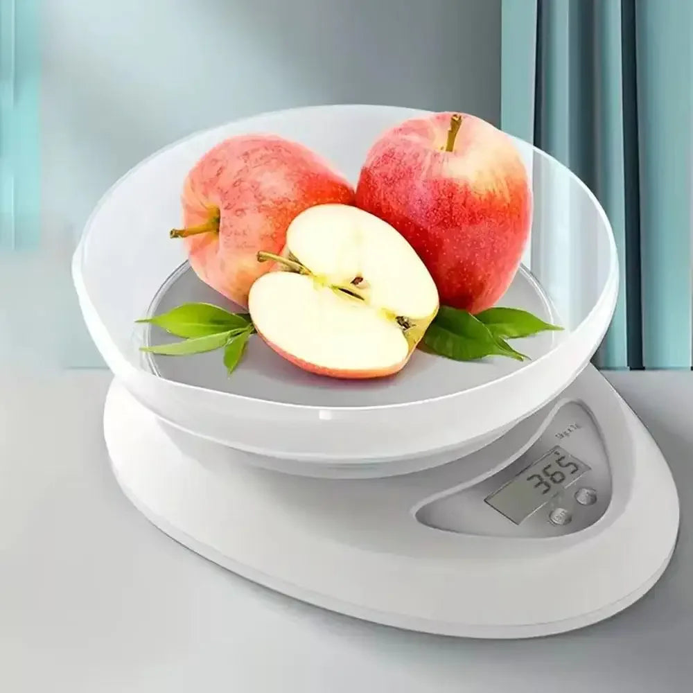 Digital Kitchen Scale 5kg 1g Precision Food Balance - Omega Lifestyles
