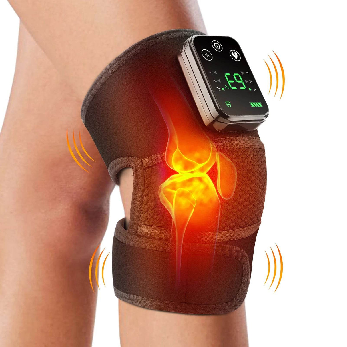 Wireless Heated Knee Elbow Shoulder Massage Pad Thermal Therapy - Sleep Galleria
