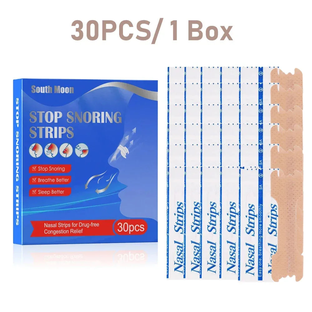 Breath Nasal Strips Sleep Snoring Relief Pack of 30 60 90 - Omega Lifestyles