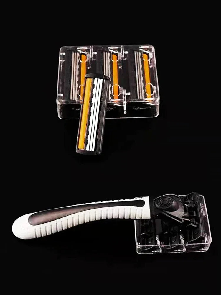 19-Piece Stainless Steel Razor Blade Refills For Men - Omega Lifestyles