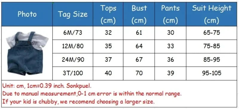 2-Piece Toddler Baby Clothing Set Summer Casual