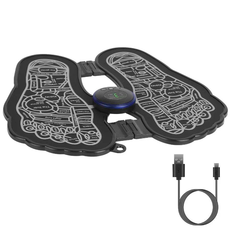 Electric USB Rechargeable Foot Circulation Massager Pad - Omega Lifestyles