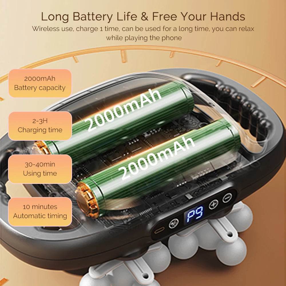 22-Head High-Frequency Vibration Body Massage Gun - Omega Lifestyles