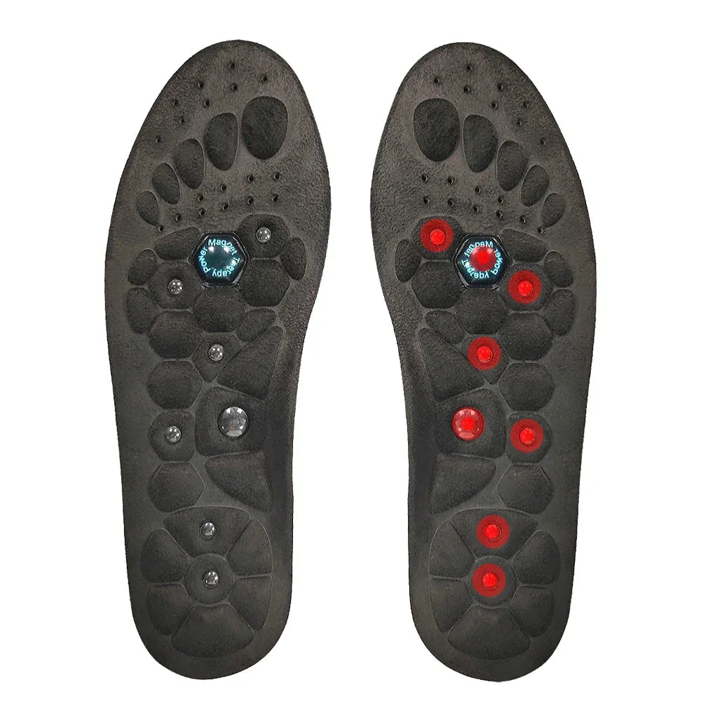 Orthopedic Magnetic Technology Shock-Absorbing Massage Insoles - Omega Lifestyles