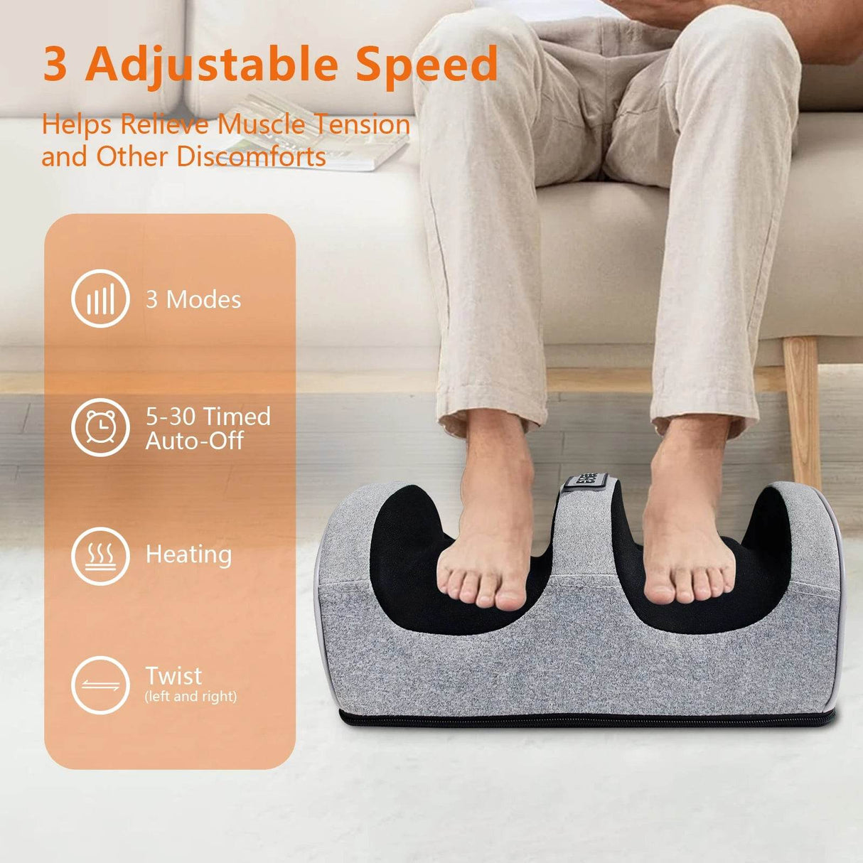 Electric Heating Foot And Leg Kneading Massage Machine