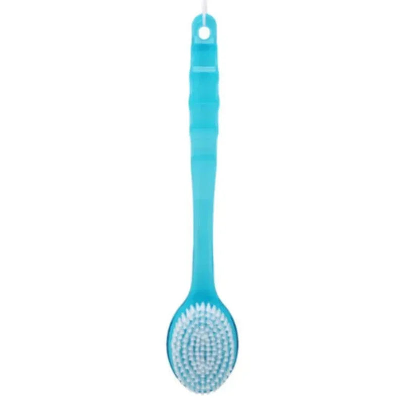Long Handle Soft Bristle Bath Body Massage Brush - Omega Lifestyles