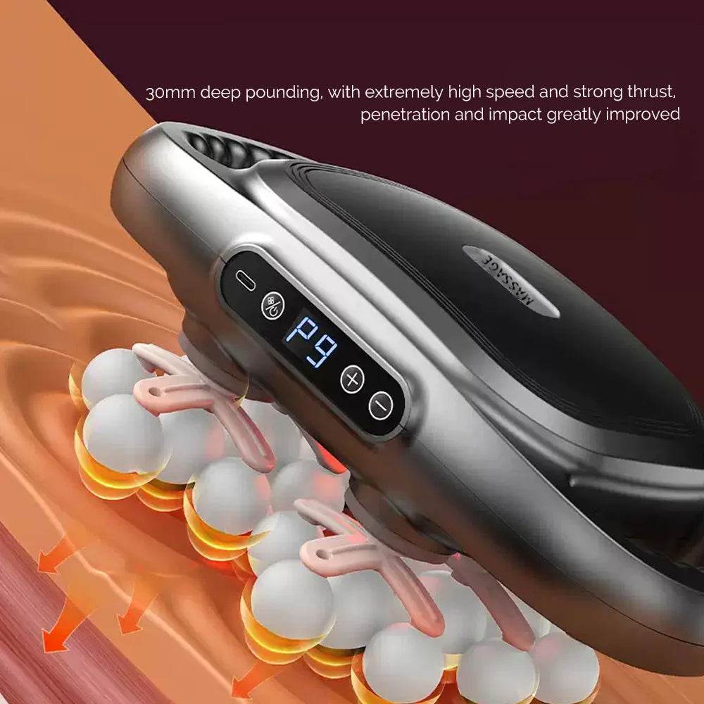 22-Head High-Frequency Vibration Body Massage Gun - Omega Lifestyles