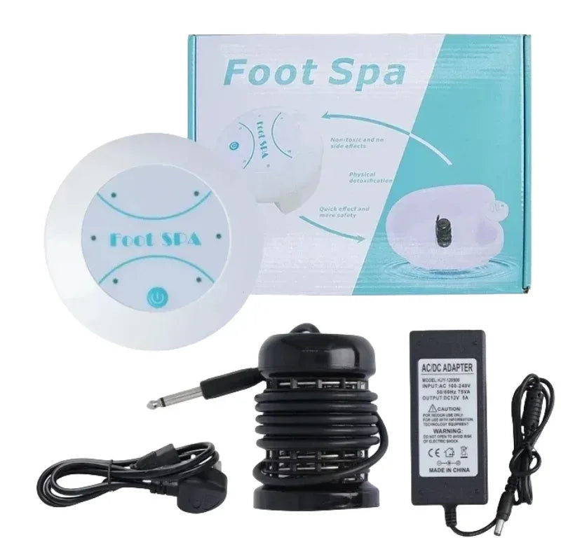 Detoxifying Ionic Foot Bath Electric Hydrotherapy Massage Device - Omega Lifestyles