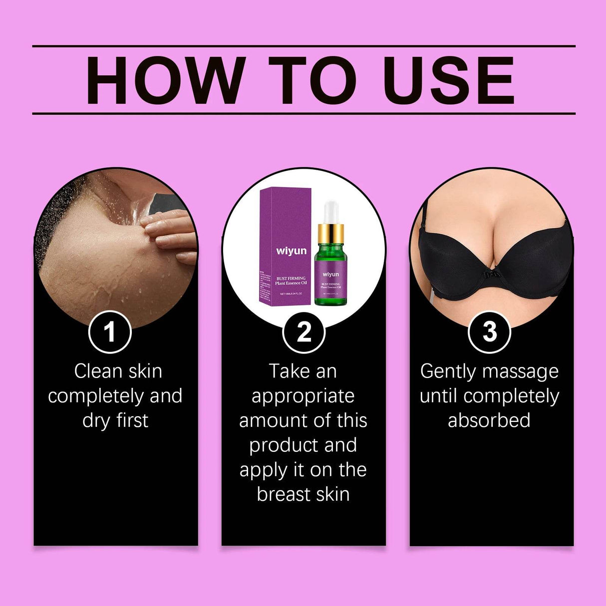 Bust Firming Chest Care Massage Oil