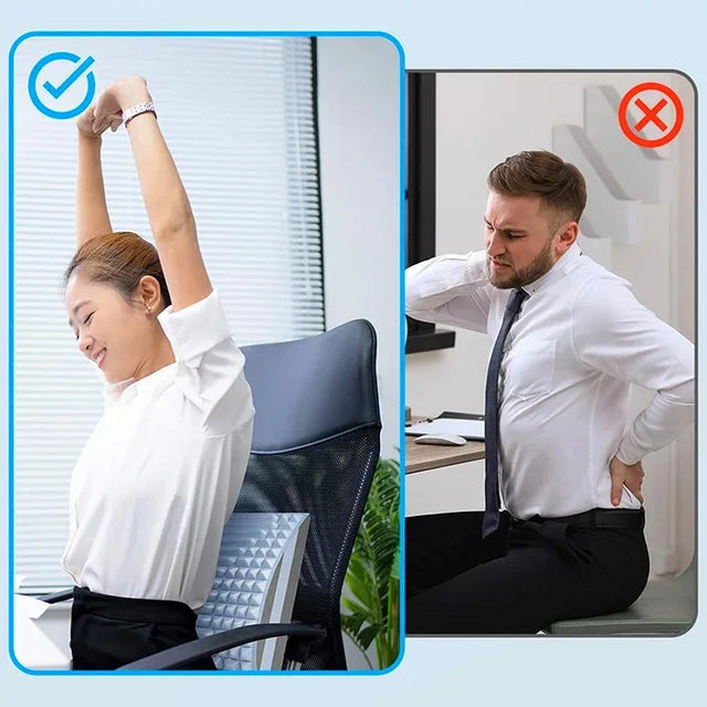 Ergonomic Back Stretcher Lumbar Neck Pain Relief Massager - Omega Lifestyles