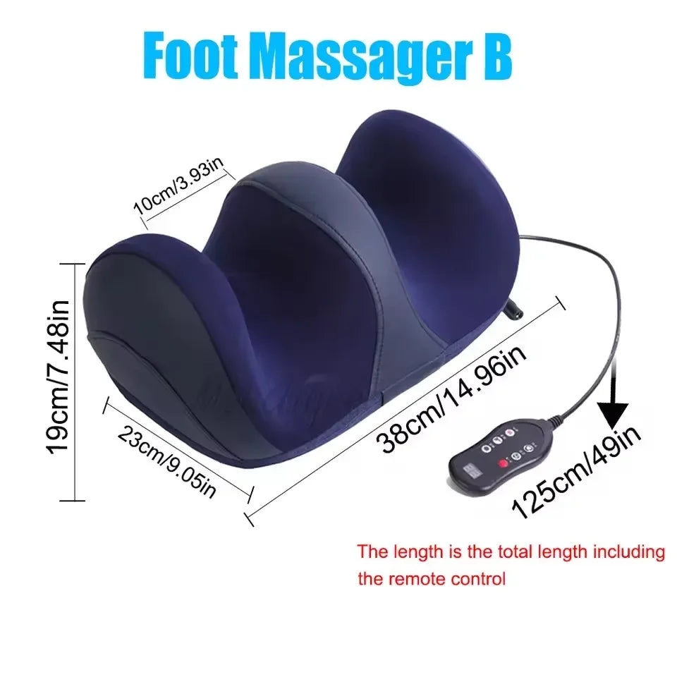 Electric Heated Shiatsu Foot Leg Massage Roller - Omega Lifestyles