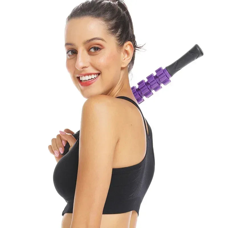 9 Wheel Full Body Fitness Massage Roller Stick - Omega Lifestyles