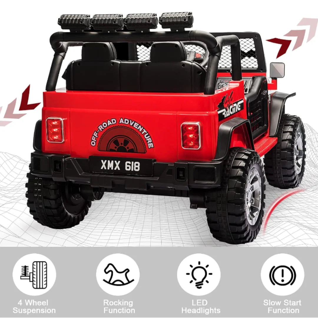 12V Electric 2-Seater Kids Ride On Truck Car With Remote