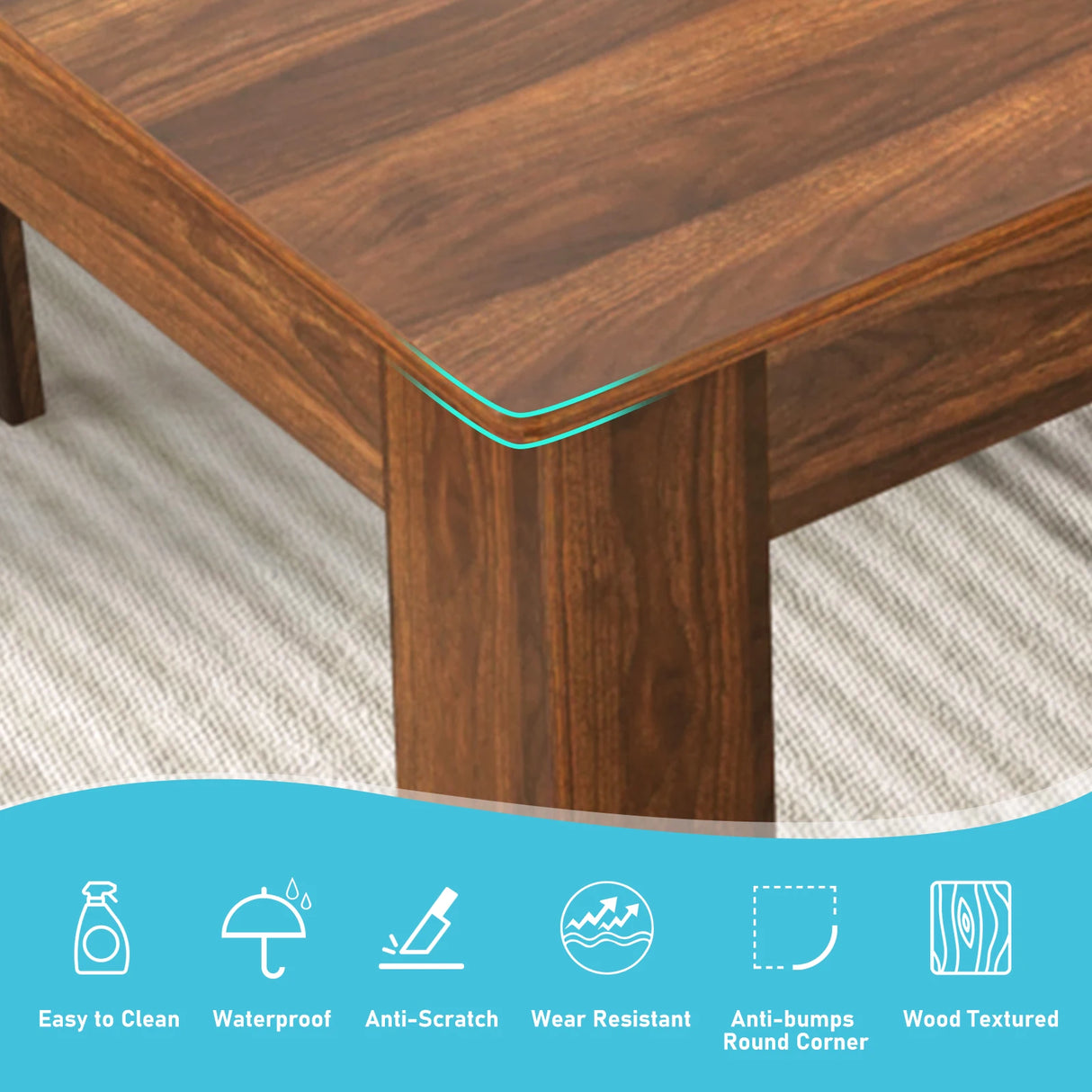 Modern Extendable Wooden Dining Table For 6 To 10 Persons