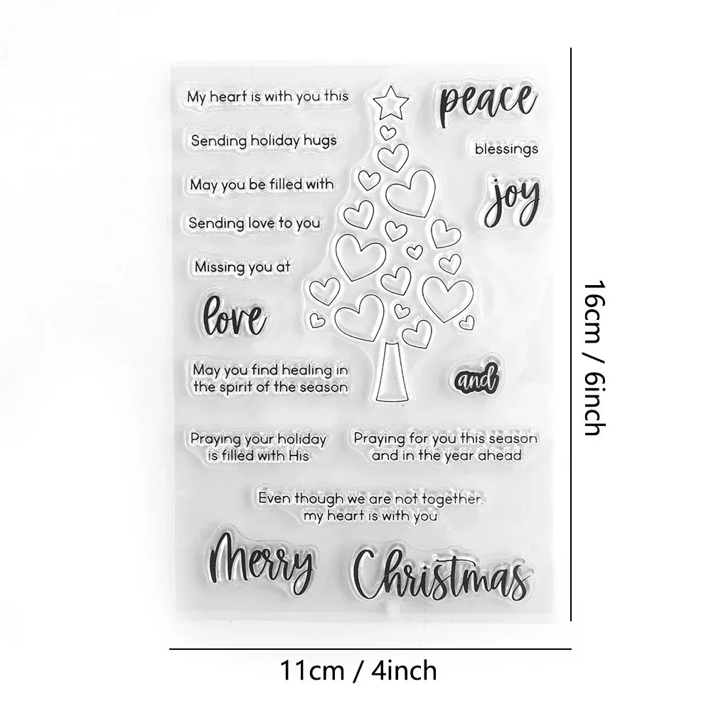 Clear Silicone Handwritten Borders Rubber Stamp For Decoration - Omega Lifestyles