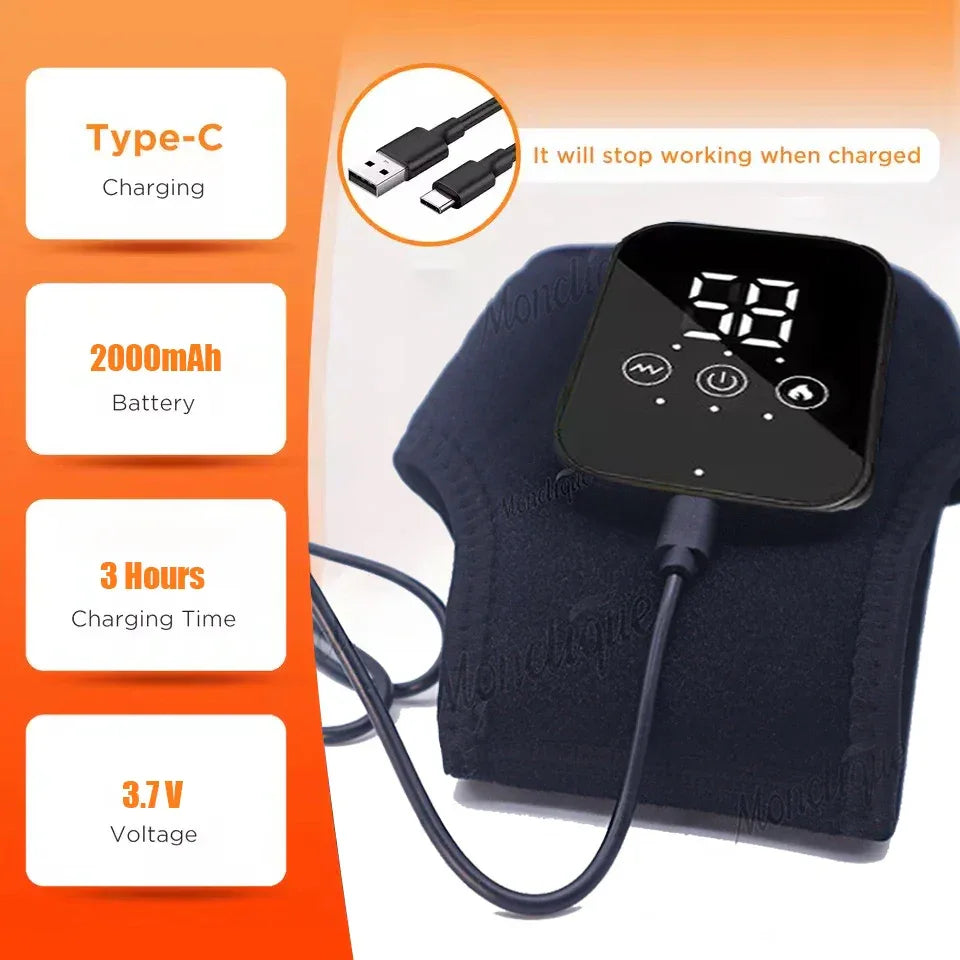 Electric Foot Ankle Massager With Vibration Hot Compress - Omega Lifestyles