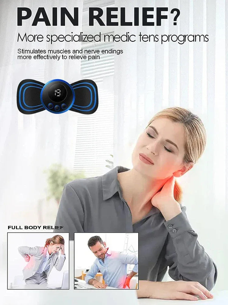 Electronic Pulse Mini Cervical Back Massage Patch - Omega Lifestyles