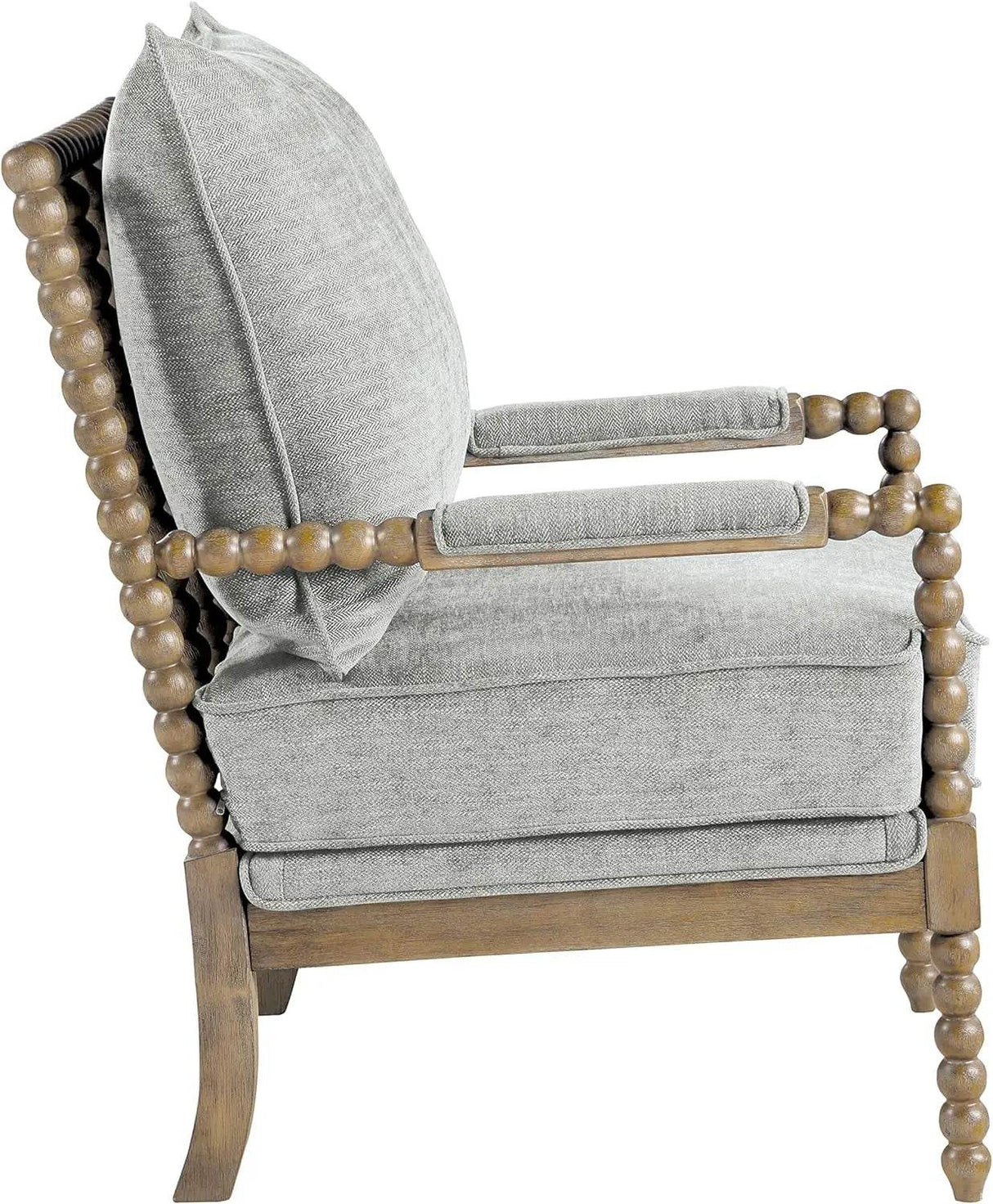 Rustic Fletcher Spindle Accent Chair - Omega Lifestyles