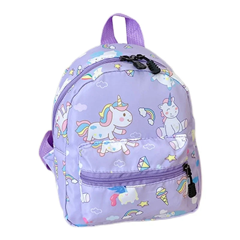 Kids Dinosaur Cartoon Waterproof Nylon Backpack Cute Schoolbag