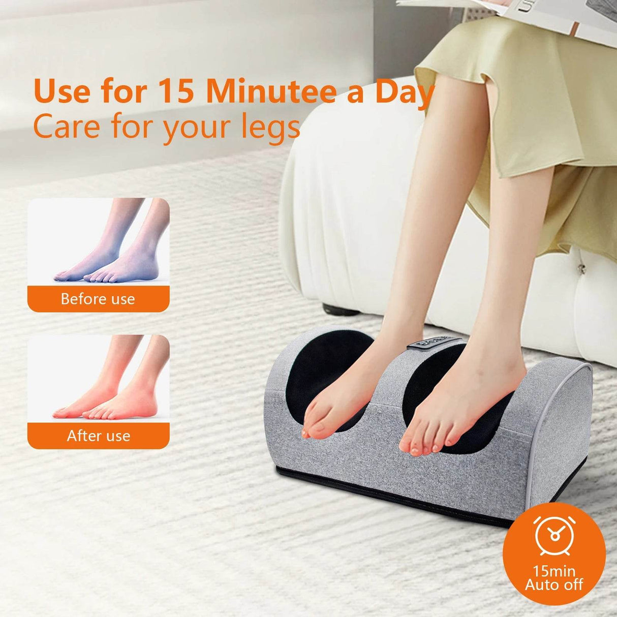 Electric Heating Foot And Leg Kneading Massage Machine