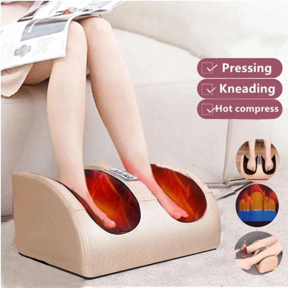 Electric Foot Massager With Kneading Heat Therapy - Omega Lifestyles