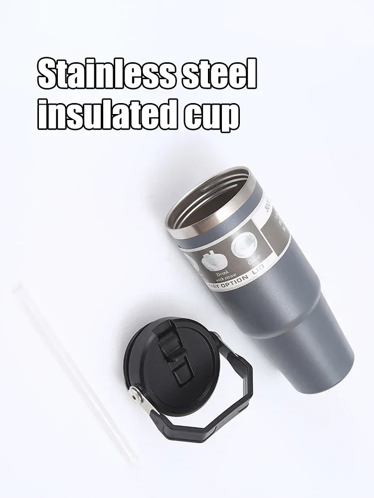 30-Inch Stainless Steel Insulated Thermos Travel Bottle - Omega Lifestyles