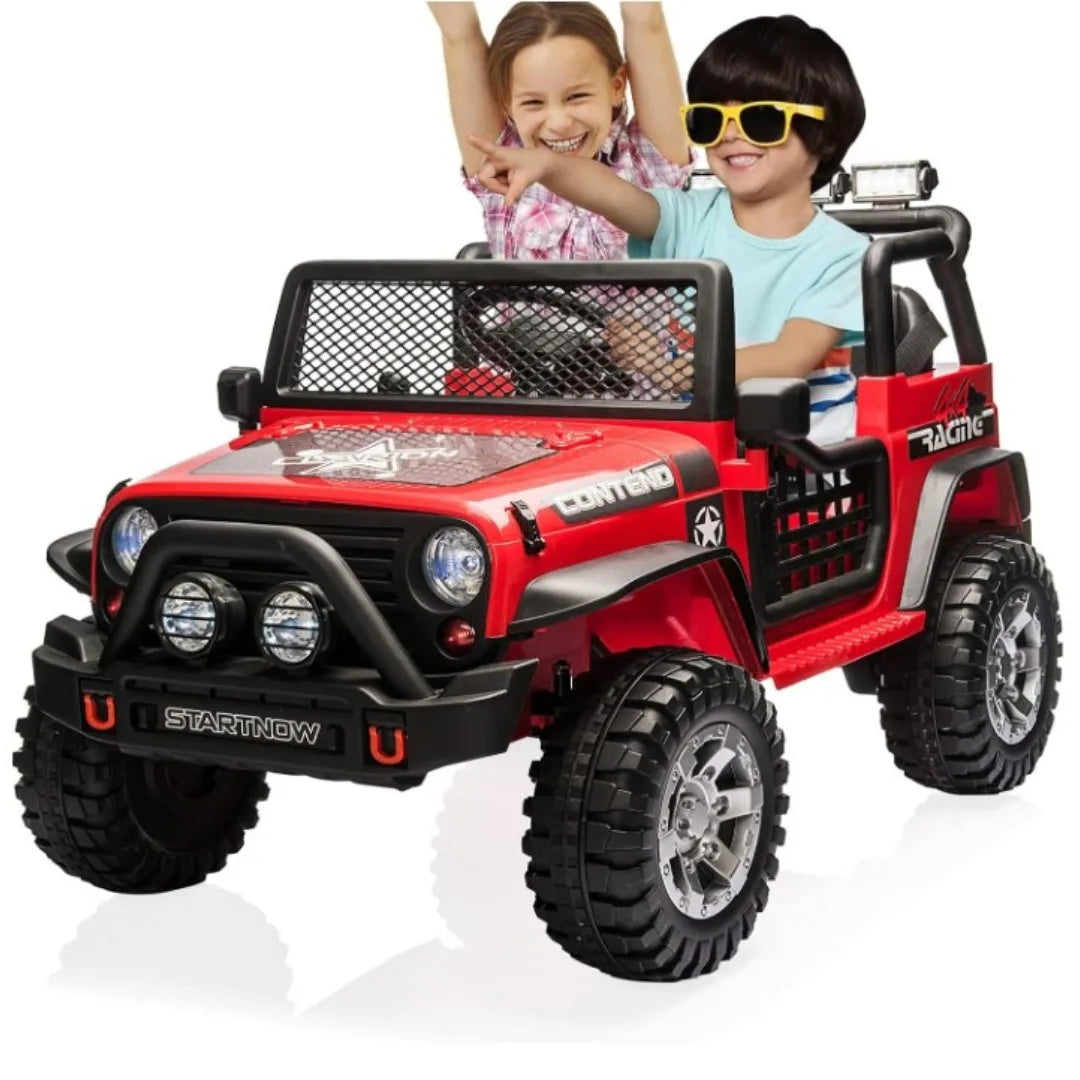 12V Electric 2-Seater Kids Ride On Truck Car With Remote
