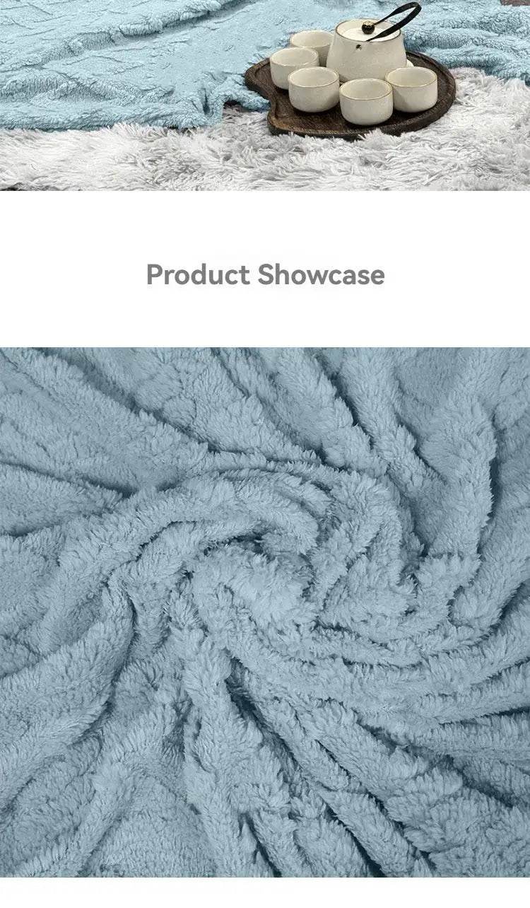 Lightweight Breathable Coral Fleece Polyester Blanket - Sleep Galleria