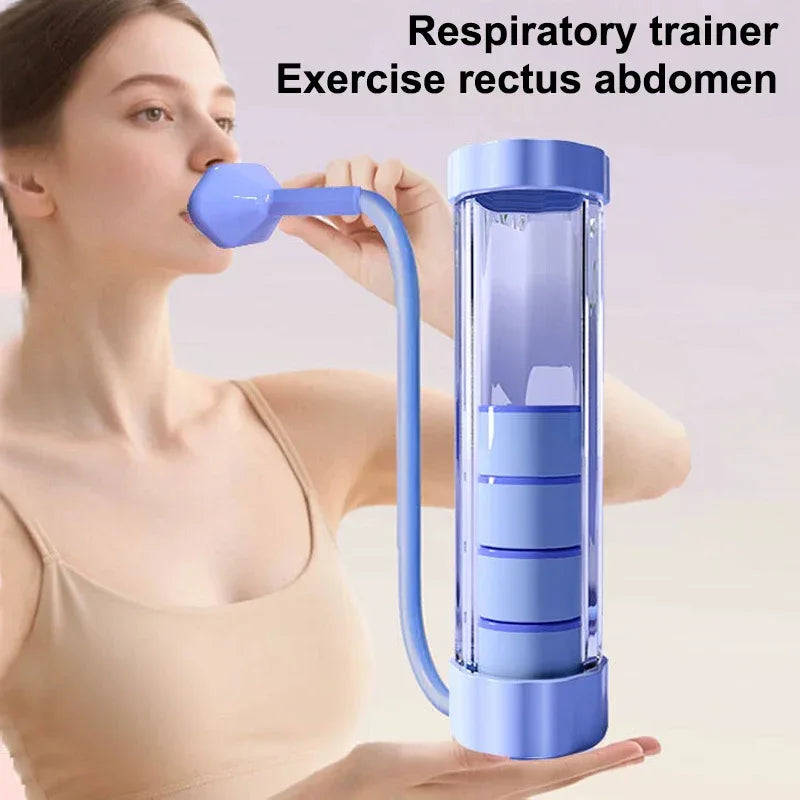Advanced Breathing Trainer Lung Capacity Respiratory Strength Device - Omega Lifestyles