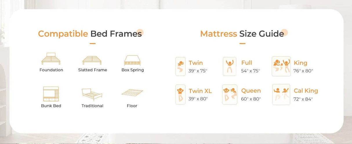 Medium Firm 10-Inch Lavender Memory Foam Hybrid Mattress - Sleep Galleria