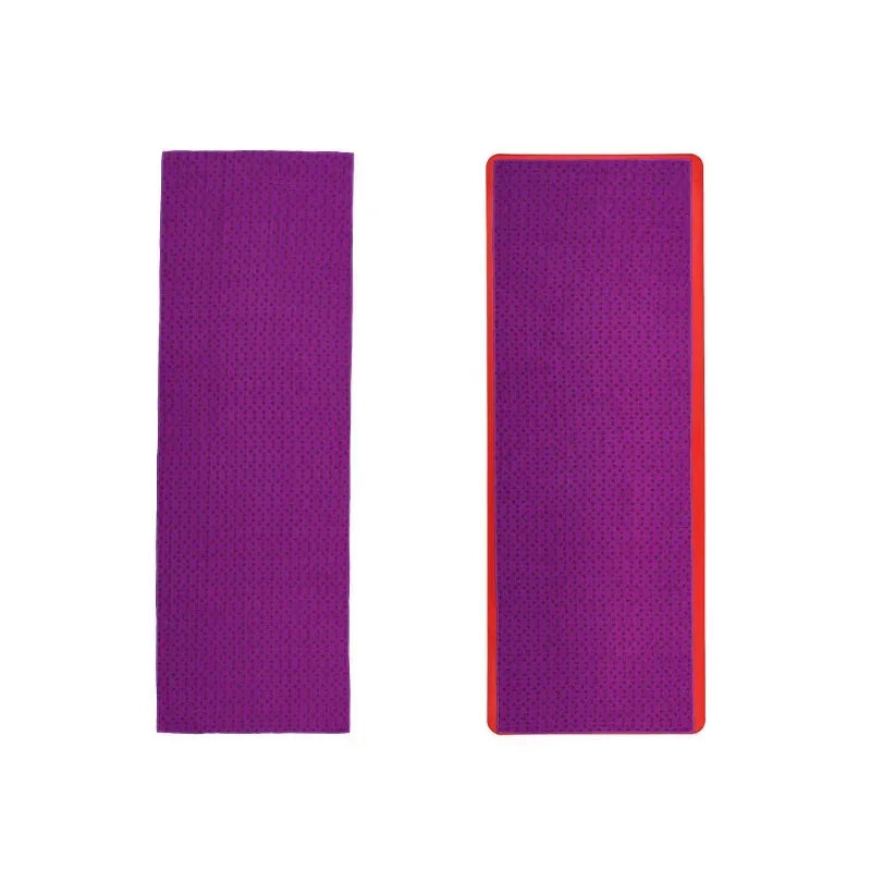 Non-Slip Sweat-Absorbent PVC Yoga Towel Mat 183x63cm - Omega Lifestyles