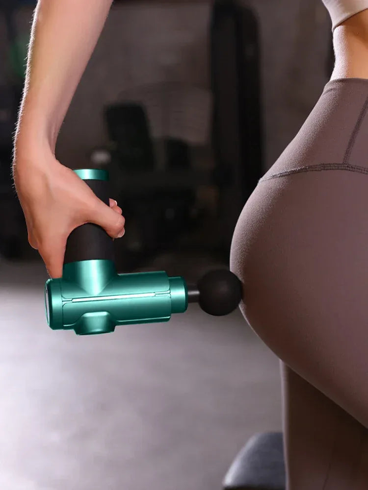 Electric Massage Gun With 8 Heads Touch Screen - Omega Lifestyles