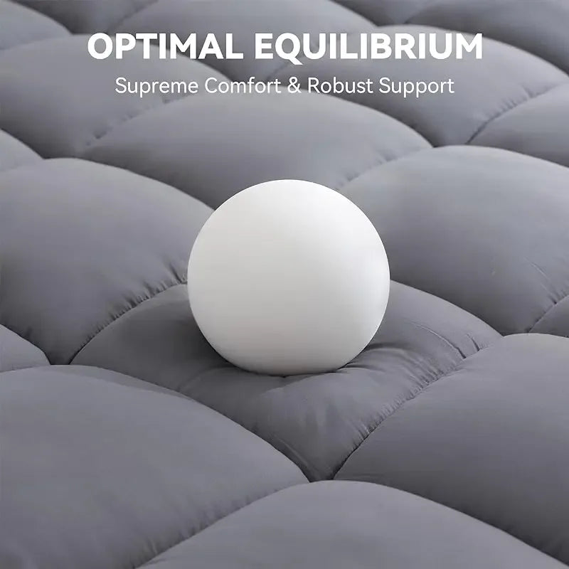 Extra Thick Plush Pillow Top Twin Mattress Topper - Omega Lifestyles