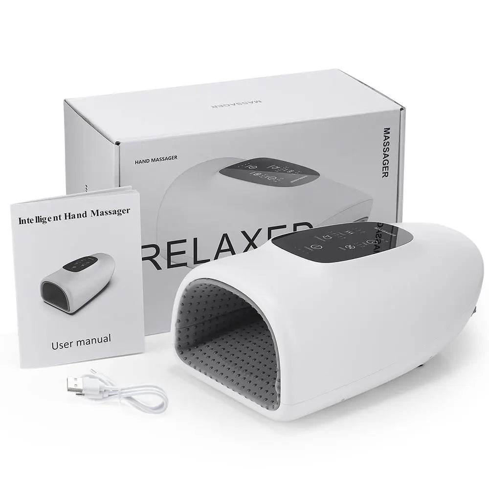 Electric Hand Massager Air Compression Hot Compress Device - Sleep Galleria