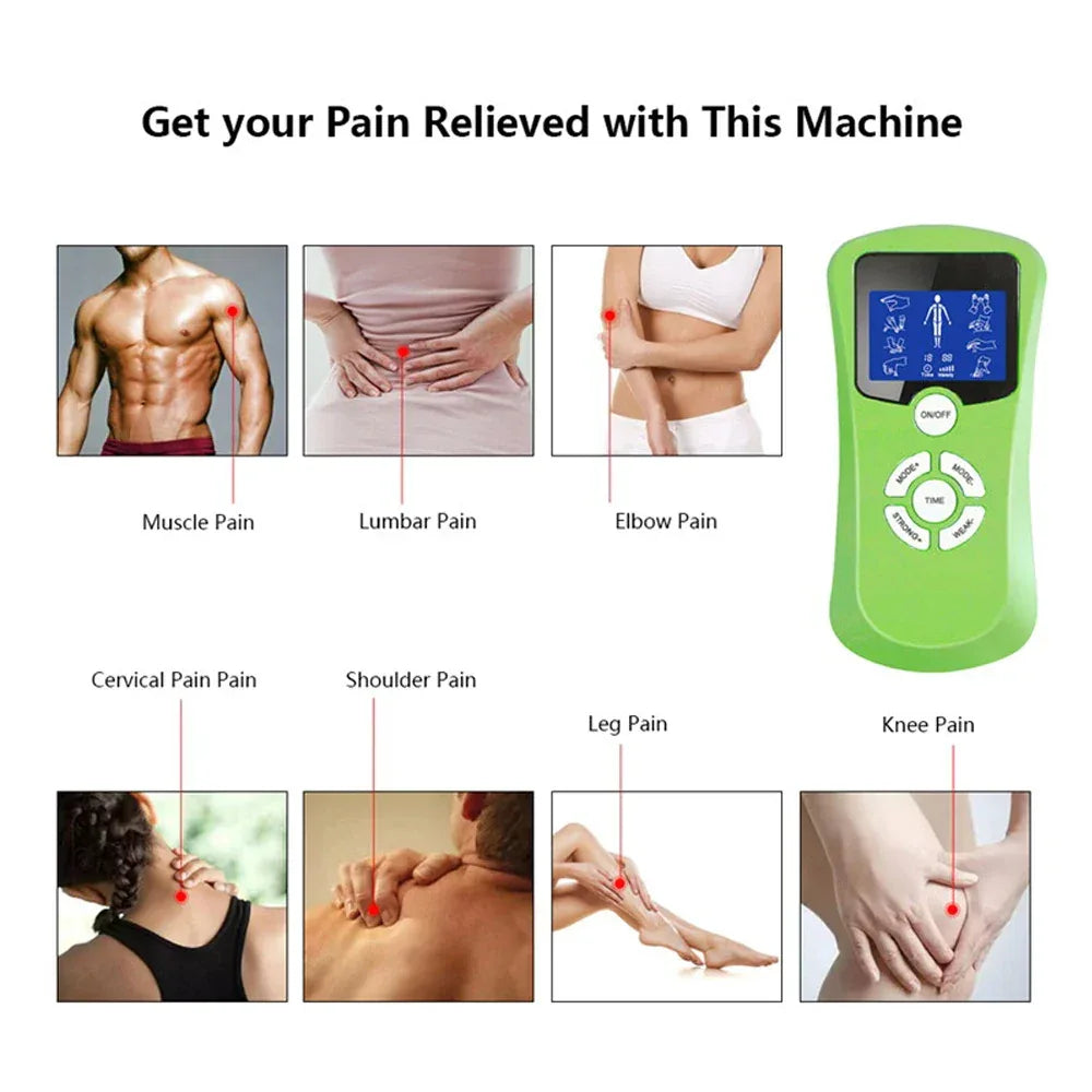 EMS Digital Therapy Muscle Stimulator With 8 Mode Acupuncture Massager - Omega Lifestyles