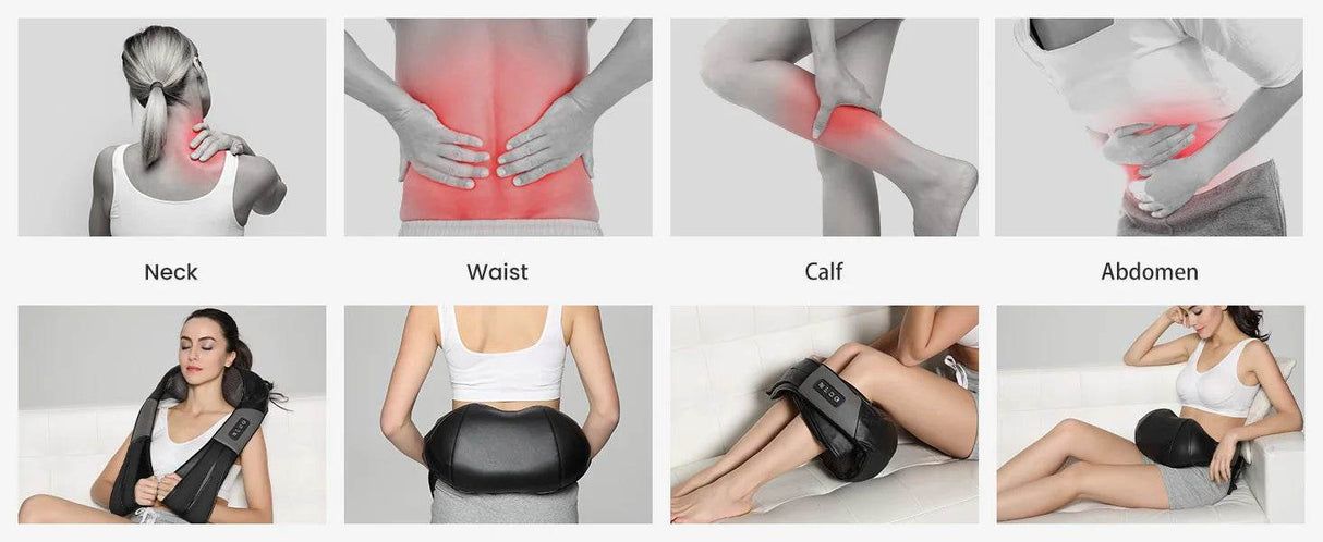 Deep Tissue Shiatsu Neck Shoulder Massage Device - Sleep Galleria