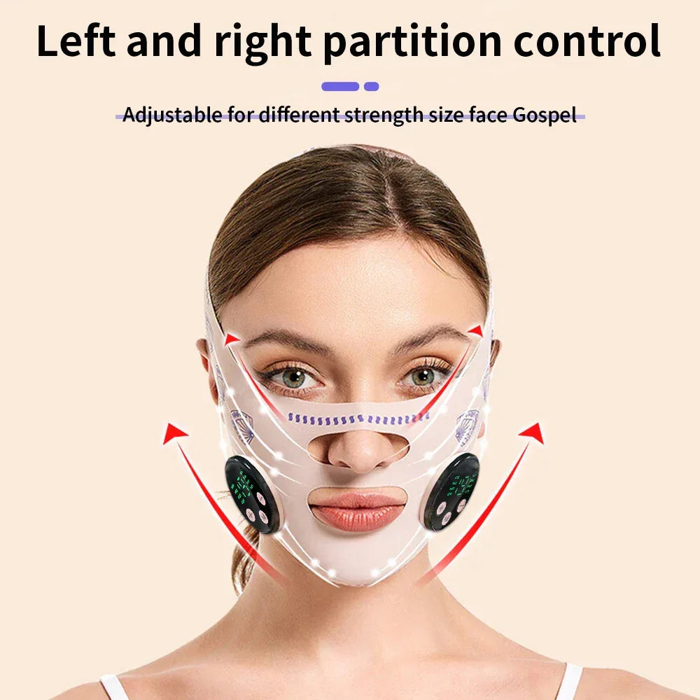 Electric EMS Facial Slimming Face Lift Massage Mask - Omega Lifestyles